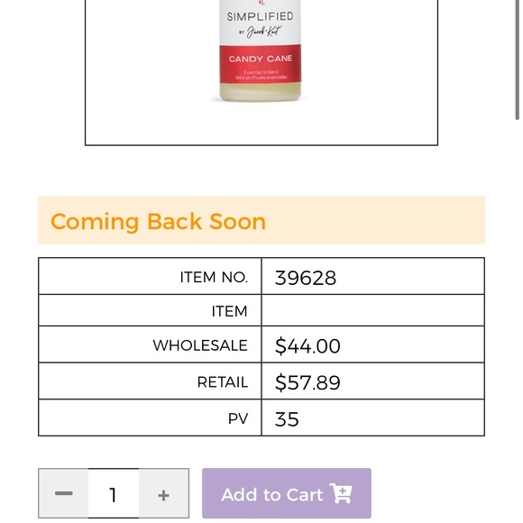 Young Living Simplified Candy Cane Essential Oil - - Picture 4 of 5